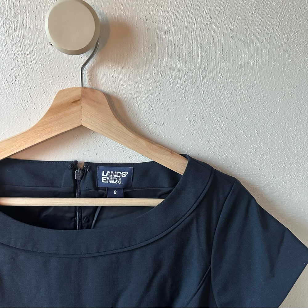 Elegant Navy Blue Lands’end Dress - Picture 2 of 7